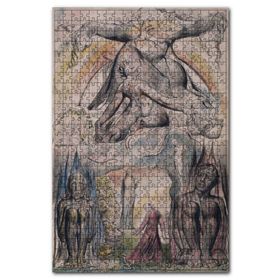 Cakapuzzle Dante Allighieri İlahi Komedya Tasviri Ahşap 500 Parça Puzzle