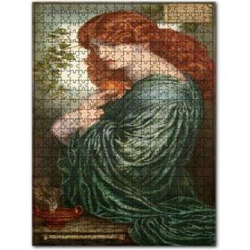 Cakapuzzle Dante Gabriel Rossetti Proserpine Yağlıboya Ahşap 1000 Parça Puzzle
