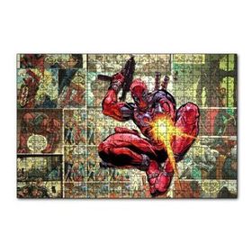 Cakapuzzle Deadpool Çizgi Roman Görseli 120 Parça Ahşap Puzzle