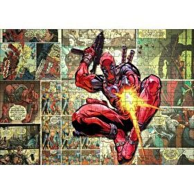 Cakapuzzle Deadpool Çizgi Roman Görseli 120 Parça Ahşap Puzzle