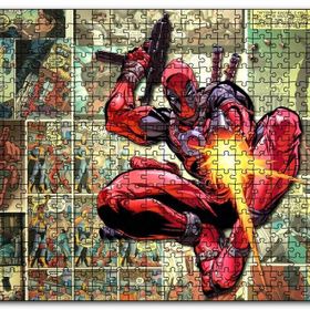 Cakapuzzle Deadpool Çizgi Roman Görseli Mdf 500 Parça Puzzle