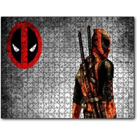 Cakapuzzle Deadpool Gri Eski Duvar Arkaplan Mdf 255 Parça Puzzle