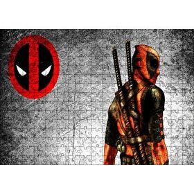 Cakapuzzle Deadpool Gri Eski Duvar Arkaplan Mdf 255 Parça Puzzle