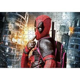 Cakapuzzle Deadpool Hayret Süper Kahraman Çizgi Roman Görseli 120 Parça Ahşap Puzzle