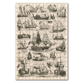 Cakapuzzle Değişik Ülkelere Ait Eski Yelkenli Gemiler Mdf 1000 Parça Puzzle