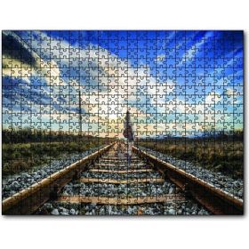Cakapuzzle Demir Yolu Kız 500 Parça Puzzle