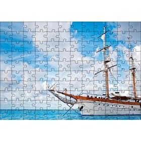 Cakapuzzle Demirleyen Yelkenli Tekne 120 Parça Ahşap Puzzle