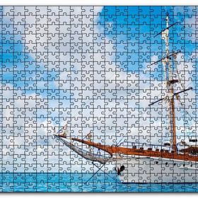 Cakapuzzle Demirleyen Yelkenli Tekne Ahşap 500 Parça Puzzle