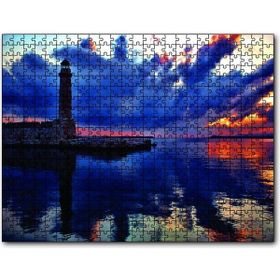 Cakapuzzle Deniz Feneri Gün Batımı 120 Parça Puzzle