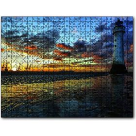 Cakapuzzle Deniz Feneri Liman 1000 Parça Puzzle