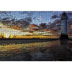 Cakapuzzle Deniz Feneri Liman 1000 Parça Puzzle