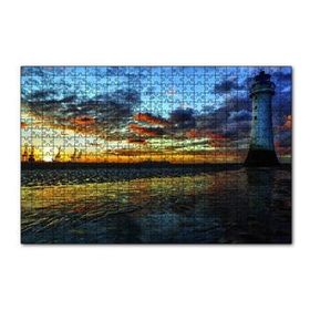 Cakapuzzle Deniz Feneri Liman 120 Parça Ahşap Puzzle