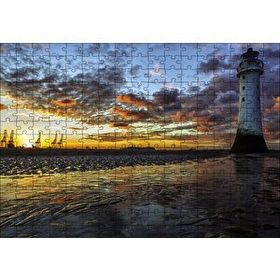Cakapuzzle Deniz Feneri Liman 120 Parça Ahşap Puzzle