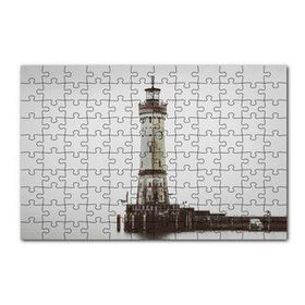 Cakapuzzle Deniz Feneri ve Sisli Deniz 120 Parça Ahşap Puzzle