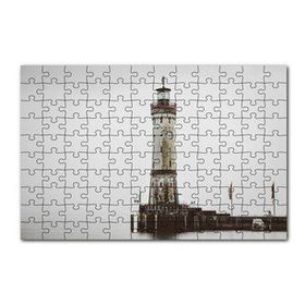 Cakapuzzle Deniz Feneri ve Sisli Deniz 120 Parça Ahşap Puzzle