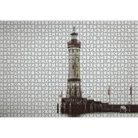 Cakapuzzle Deniz Feneri ve Sisli Deniz 120 Parça Ahşap Puzzle