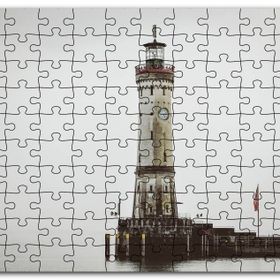 Cakapuzzle Deniz Feneri ve Sisli Deniz Mdf 255 Parça Puzzle