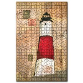 Cakapuzzle Deniz Fenerli Mektup Görseli Ahşap 1000 Parça Puzzle