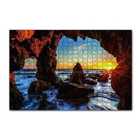 Cakapuzzle Deniz Güneş Mağara 120 Parça Ahşap Puzzle