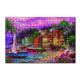 Cakapuzzle Deniz Kıyısında Yaşam Ev 120 Parça Ahşap Puzzle