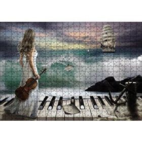 Cakapuzzle Deniz Senfonisi Ahşap 500 Parça Puzzle