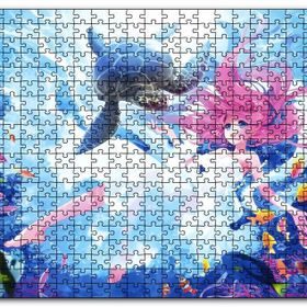 Cakapuzzle Denizaltı Prensesi Ahşap 500 Parça Puzzle