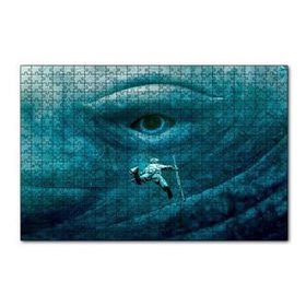 Cakapuzzle Denizin Kalbinde Balina ve Çocuk 120 Parça Ahşap Puzzle