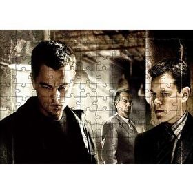 Cakapuzzle Departed Leo Matt ve Jack Mdf 120 Parça Puzzle