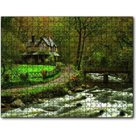 Cakapuzzle Dere Ev Yol Doğa 255 Parça Puzzle