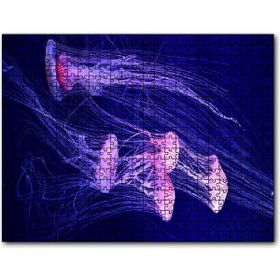 Cakapuzzle Derin Denizlerdeki Denizanaları Mdf 120 Parça Puzzle