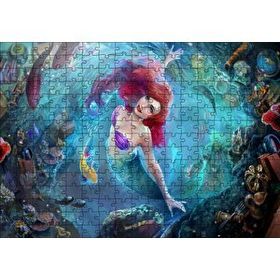 Cakapuzzle Derinliklerden Yükselen Deniz Kızı 120 Parça Ahşap Puzzle