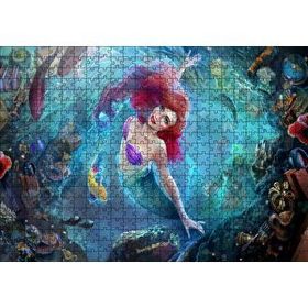 Cakapuzzle Derinliklerden Yükselen Deniz Kızı Mdf 500 Parça Puzzle