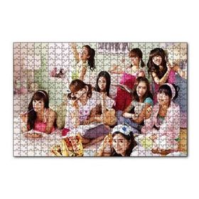 Cakapuzzle Ders Çalışan Girls Generation Kızlar 120 Parça Ahşap Puzzle