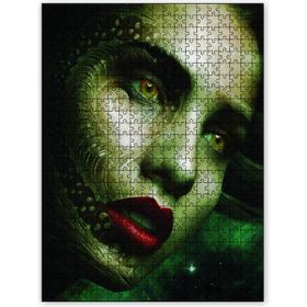Cakapuzzle Desen Yüzlü Kadın 1000 Parça Puzzle
