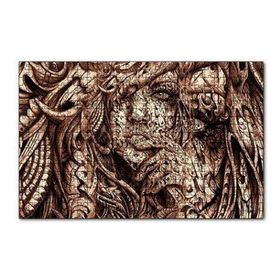 Cakapuzzle Desenler Arasında Gizli Kadın Yüzü 120 Parça Ahşap Puzzle