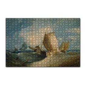 Cakapuzzle Dev Dalgalardaki Gemiler 120 Parça Ahşap Puzzle