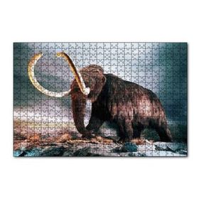 Cakapuzzle Dev Dişleriyle Mamut 120 Parça Ahşap Puzzle