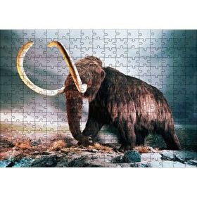 Cakapuzzle Dev Dişleriyle Mamut 120 Parça Ahşap Puzzle