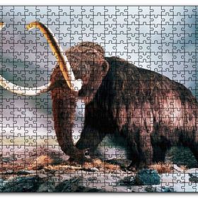 Cakapuzzle Dev Dişleriyle Mamut Mdf 120 Parça Puzzle