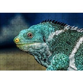 Cakapuzzle Dev Kertenkele 120 Parça Ahşap Puzzle