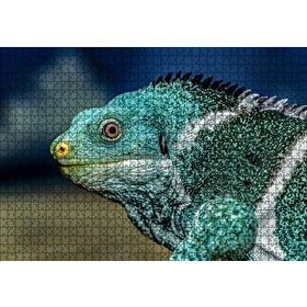 Cakapuzzle Dev Kertenkele 120 Parça Ahşap Puzzle
