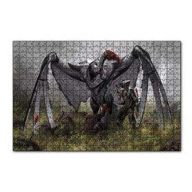Cakapuzzle Dev Mekanik Akbaba ve Savaşçı 120 Parça Ahşap Puzzle