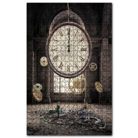 Cakapuzzle Dev Saat ve Zamanın Dağılışı Ahşap 255 Parça Puzzle