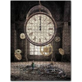 Cakapuzzle Dev Saat ve Zamanın Dağılışı Ahşap 255 Parça Puzzle