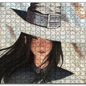 Cakapuzzle Dev Şapkalı Anime Karakteri Göktaşları Arkaplan Mdf 120 Parça Puzzle