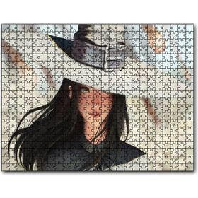 Cakapuzzle Dev Şapkalı Anime Karakteri Göktaşları Arkaplan Mdf 120 Parça Puzzle