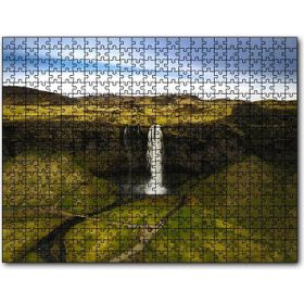 Cakapuzzle Dev Şelale ve Yemyeşil Çevre Mdf 255 Parça Puzzle