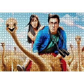 Cakapuzzle Devekuşları Adam ve Kız 120 Parça Ahşap Puzzle