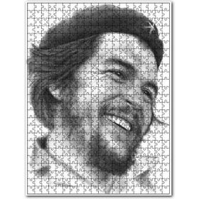 Cakapuzzle Devrimci Ernesto Che Guevara Çizim Portre Ahşap 255 Parça Puzzle