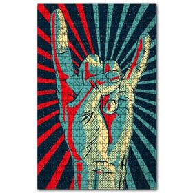 Cakapuzzle Dia Mundial Del Rock Figürü Görseli Ahşap 500 Parça Puzzle